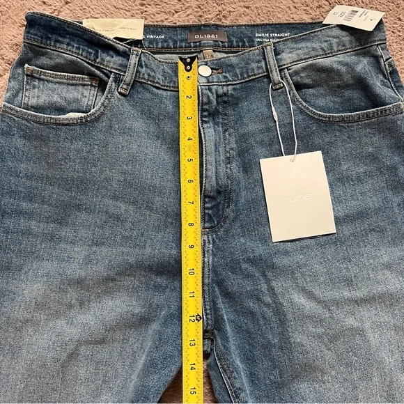 NWT DL1961 Emilie Straight Ultra High Rise Vintage Jeans Women’s Size 32